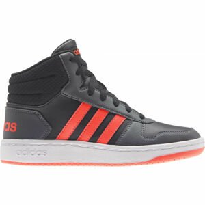 adidas HOOPS MID 2.0 K Dětské tenisky, černá, velikost 38 2/3