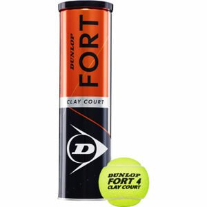 Dunlop FORT CLAY COURT 4 KS Tenisové míče, mix, velikost UNI