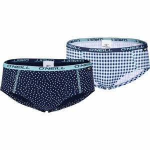 O'Neill WOMEN HIPSTER VICHY DOTTIE 2PACK Dámské kalhotky, tmavě modrá, velikost S