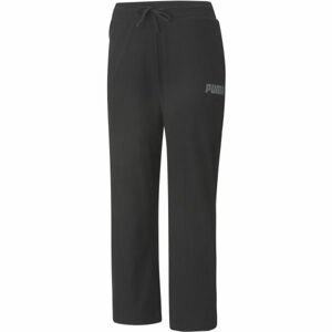 Puma MODERN BASIC RIBBED WIDE PANTS Dámské tepláky, černá, veľkosť S