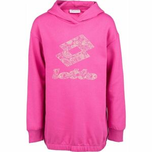 Lotto SMART G III SWEAT MID HD FL Dívčí mikina, růžová, velikost XS