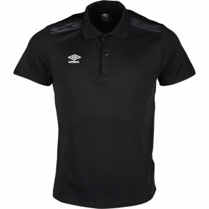 Umbro FW PERFORMANCE POLO TEE Pánské polo triko, černá, velikost S