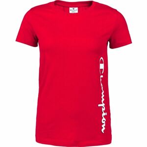 Champion CREWNECK T-SHIRT Dámské tričko, červená, velikost M