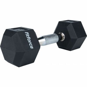 Fitforce FDBB 7 KG Jednoruční šestihranná činka, černá, velikost 7 KG