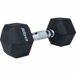 Fitforce FDBB 10 KG Jednoruční šestihranná činka, černá, veľkosť 10 KG