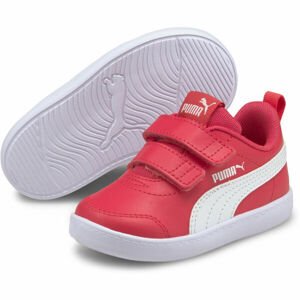 Puma COURTFLEX V2 V INF Dětské vycházkové tenisky, růžová, velikost 27