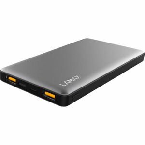 LAMAX 10000 MAH FAST CHARGE Powerbanka, šedá, velikost