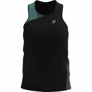 Compressport PERFORMANCE SINGLET W Dámské běžecké tílko, černá, velikost L