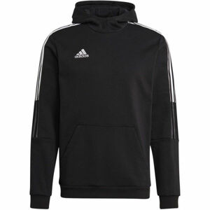 adidas TIRO21 SWEAT HOODY Pánská mikina, černá, velikost L