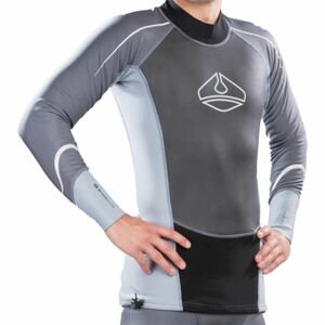 LAVACORE LC EXTREME SHIRT Top s merinem pro extrémní vodní sporty, šedá, velikost L