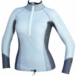 LAVACORE LC ELITE SHIRT LONG SLEEVE Top s merinem pro vodní sporty, šedá, velikost XL