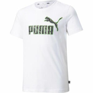 Puma GRAPHIC TEE B Chlapecké triko, bílá, velikost 140