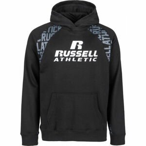 Russell Athletic PULLOVER HOODY Pánská mikina, černá, velikost M