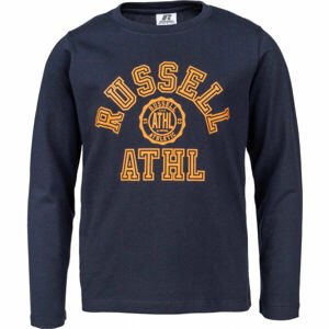 Russell Athletic L/S CREWNECK TEE SHIRT Dětské tričko, tmavě modrá, velikost 140