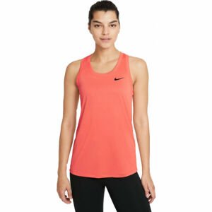 Nike DRI-FIT Dámský sportovní top, lososová, velikost