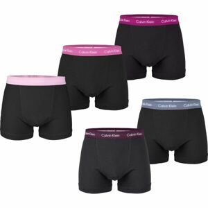 Calvin Klein LOW RISE TRUNK 5PK Pánské boxerky, černá, velikost S