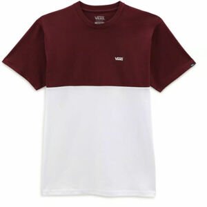 Vans COLORBLOCK TEE Pánské triko, bílá, velikost M