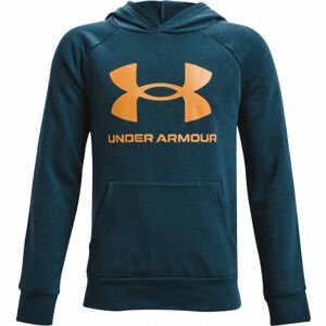 Under Armour RIVAL Chlapecká mikina, modrá, veľkosť M