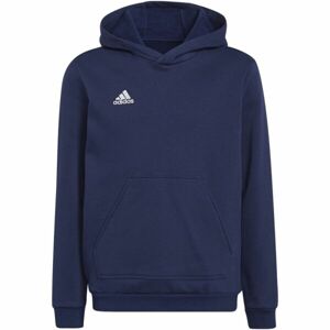 adidas ENT22 HOODY Y Juniorská fotbalová mikina, tmavě modrá, velikost 140