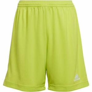 adidas ENTRADA 22 SHORTS Juniorské fotbalové šortky, reflexní neon, velikost