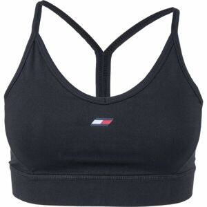 Tommy Hilfiger LIGHT INTENSITY LBR RACER BRA Dámská sportovní podprsenka, černá, velikost S