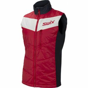 Swix SURMOUNT PRIMALOFT Pánská vesta, červená, velikost