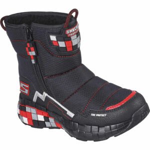 Skechers MEGA-CRAFT Chlapecká zateplená zimní obuv, černá, velikost 33