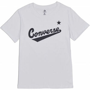 Converse SCRIPTED WORDMARK TEE Dámské tričko, bílá, velikost