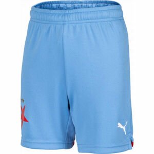 Puma SKS AWAY SHORTS JR Chlapecké fotbalové kraťasy, světle modrá, velikost 140