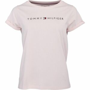 Tommy Hilfiger RN TEE SS LOGO Dámské tričko, růžová, velikost