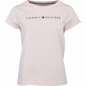 Tommy Hilfiger RN TEE SS LOGO Dámské tričko, růžová, veľkosť S