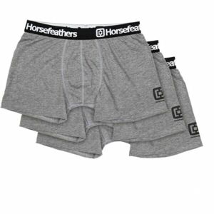 Horsefeathers DYNASTY 3PACK BOXER SHORTS Pánské boxerky, šedá, velikost L