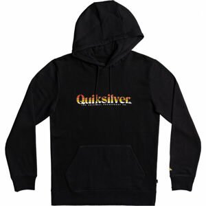 Quiksilver PRIMARY HOOD Pánská mikina, černá, velikost M