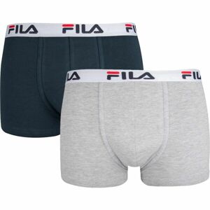 Fila MAN BOXERS 2 PACK Pánské boxerky, šedá, velikost M