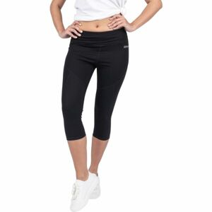 Fitforce TAINA Dámské 3/4 fitness legíny, černá, velikost