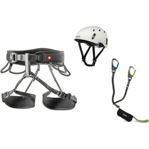 OCÚN VIA FERRATA TWIST PAIL SET Ferratový set, černá, velikost