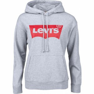 Levi's® GRAPHIC STANDARD HOODIE BATWIN Dámská mikina, šedá, velikost