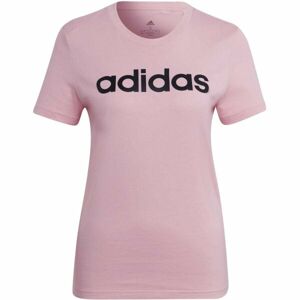 adidas LINEAR TEE Dámské tričko, růžová, velikost
