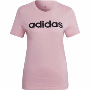 adidas LINEAR TEE Dámské tričko, růžová, veľkosť S