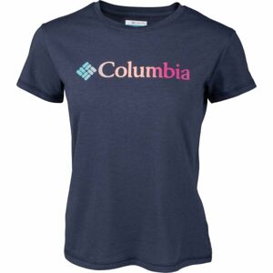 Columbia SUN TREK SS GRAPHIC TEE Dámské triko, tmavě modrá, velikost M