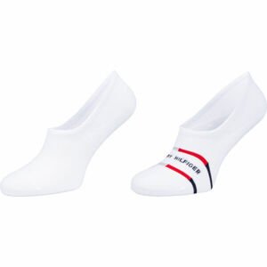 Tommy Hilfiger MEN FOOTIE 2P BRETON STRIPE Pánské ponožky, bílá, velikost