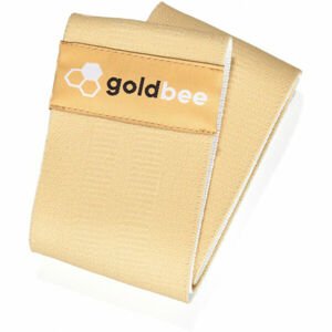 GOLDBEE BEBOOTY GOLD Odporová guma, zlatá, velikost S
