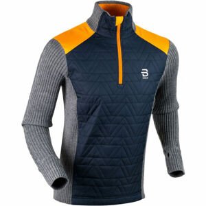 Daehlie HALF ZIP COMFY Sportovní svetr, šedá, velikost