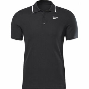 Reebok RI POLO TEE Pánské triko, černá, velikost XL