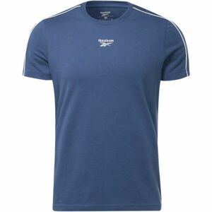 Reebok WOR PIPING TEE Pánské triko, modrá, veľkosť L