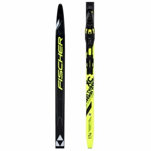 Fischer TWIN SKIN SPORT + CONTROL Běžecké lyže s mohérovými pásy, černá, velikost