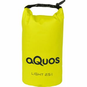 AQUOS LT DRY BAG 2,5L Vodotěsný vak s kapsou na mobil, žlutá, velikost UNI