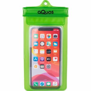 AQUOS PHONE DRY BAG Vodotěsné pouzdro na mobil, zelená, velikost UNI