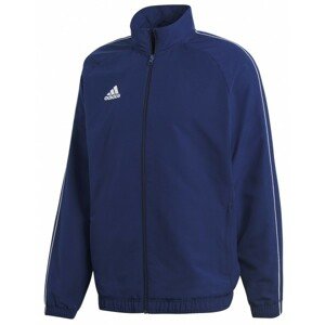 adidas CORE18 PRE JKT Pánská sportovní bunda, tmavě modrá, velikost S