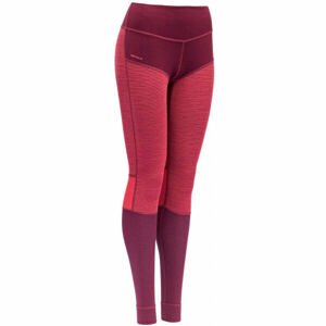 Devold TUVEGGA SPORT AIR WOMAN LONG JOHNS Dámské funkční  podvlíkačky, červená, velikost M